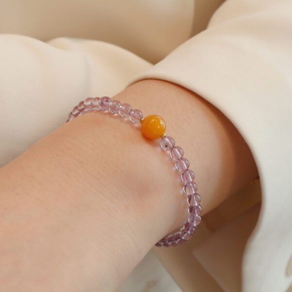 natural amethyst bracelet