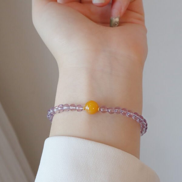 natural amethyst bracelet