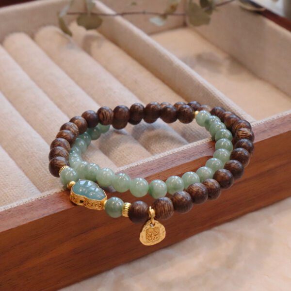 Double Circle Buddhist Bead Bracelet