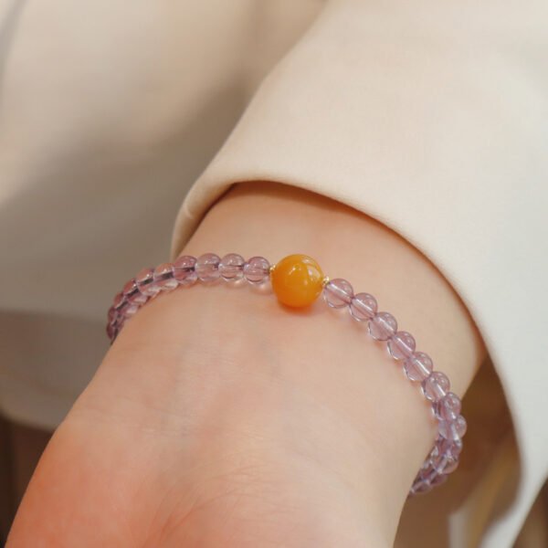 natural amethyst bracelet