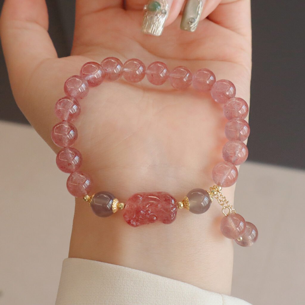 Strawberry Quartz Bracelet