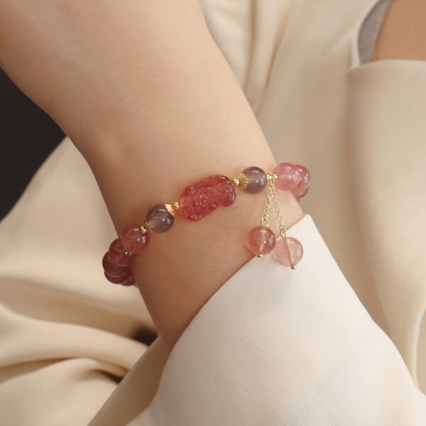 Strawberry Quartz Bracelet