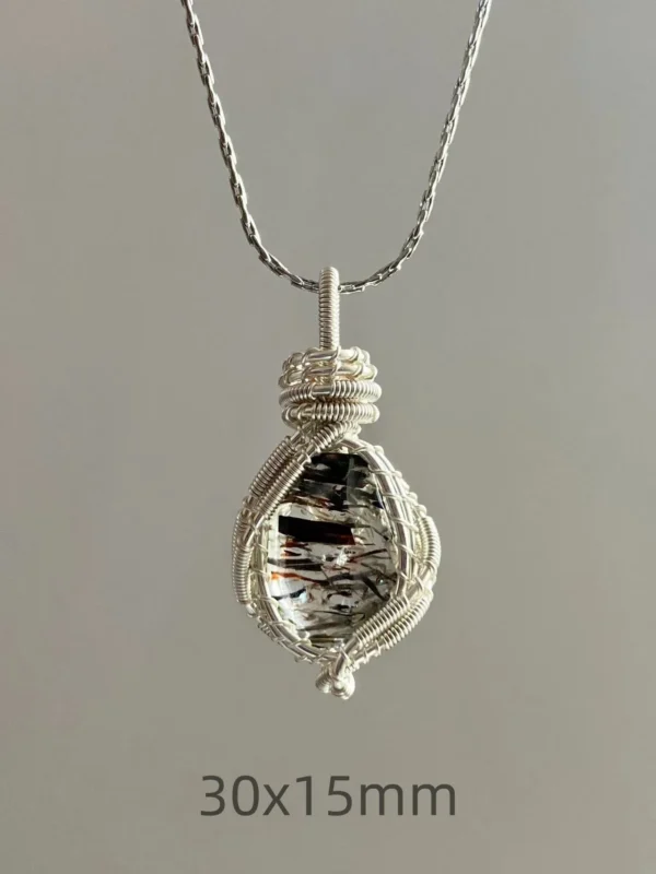 Rutilated Quartz Necklace