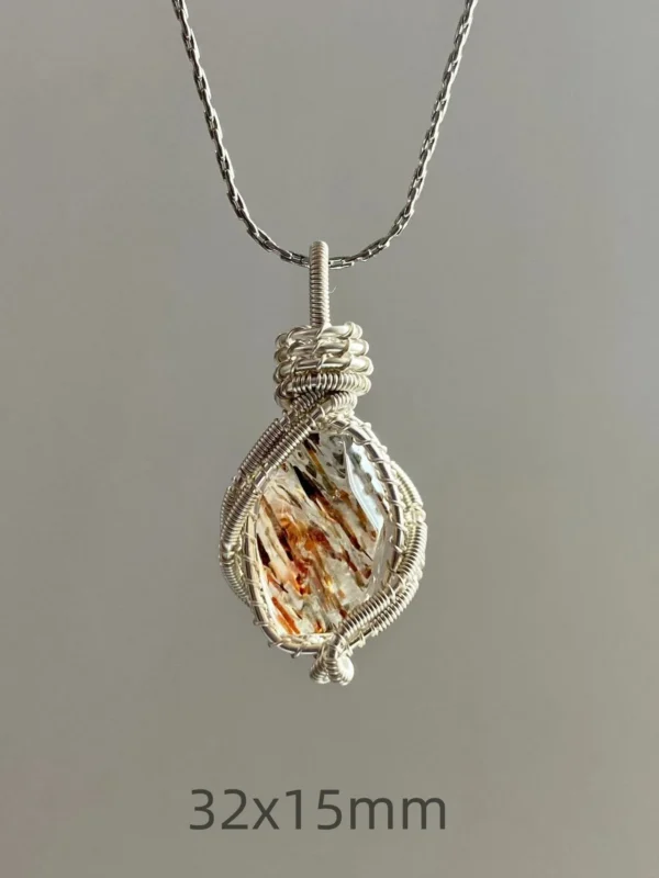 Rutilated Quartz Necklace