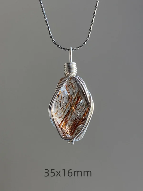 Rutilated Quartz Necklace