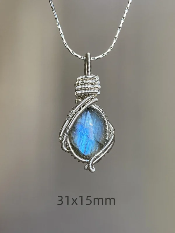 Copper Wire Wrapped Labradorite